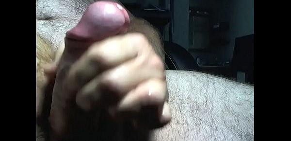  Playing with my cock